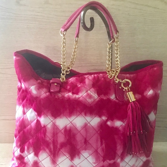 Juicy Couture Pink Quilted Tote Bag - Picture 2 of 8